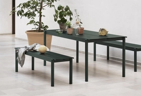 Linear Steel Tableoutdoor patio furniture set