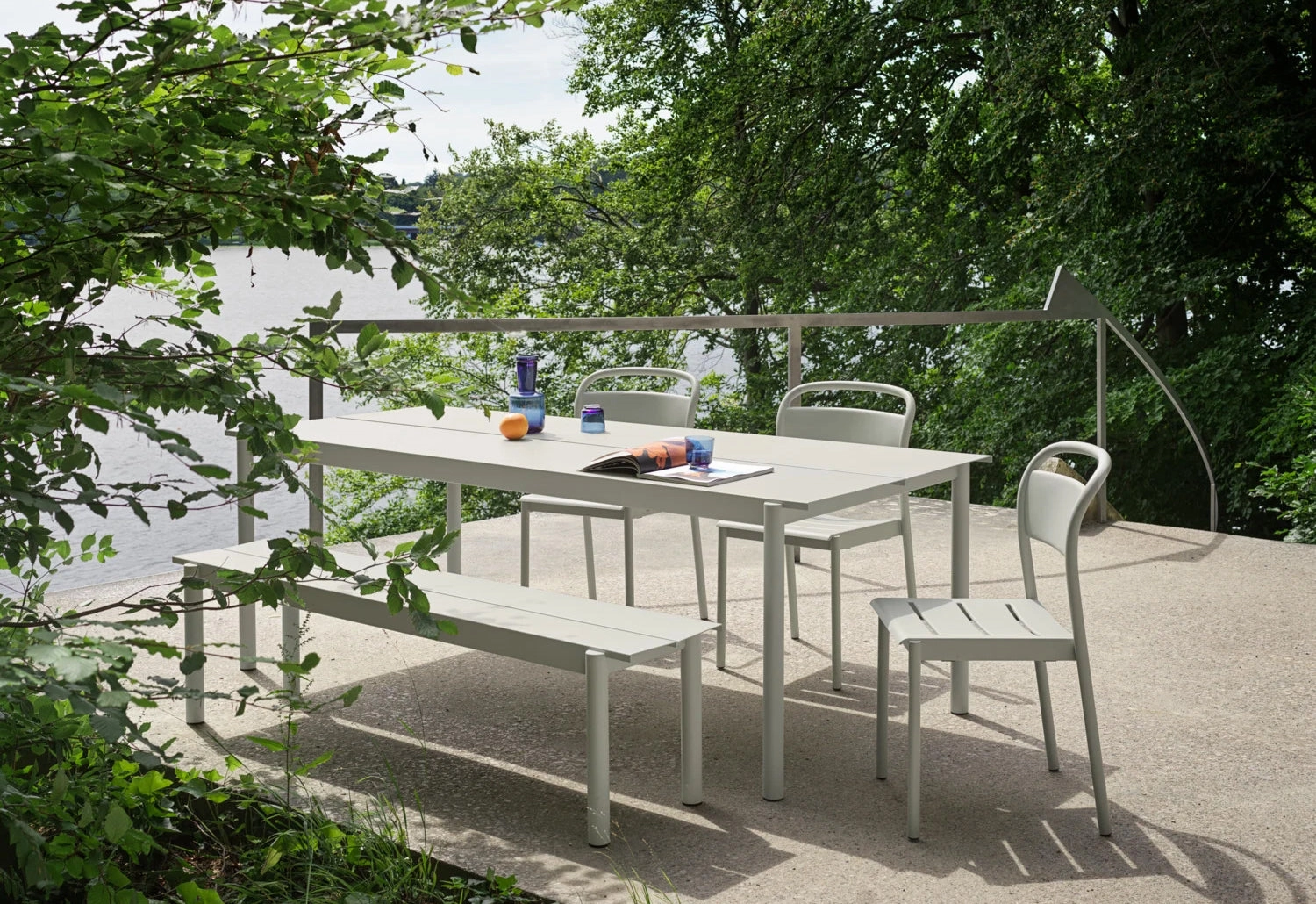 Linear Steel Table