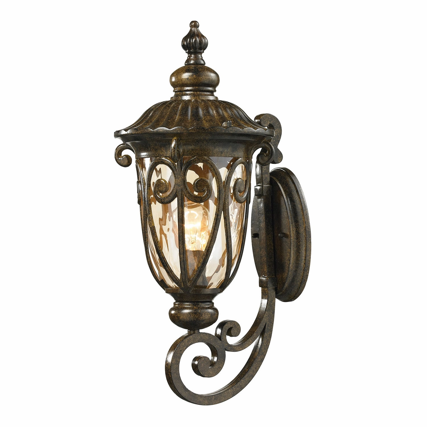 Logansport One Light Outdoor Wall Sconce Hazelnut BronzeOutdoor wall sconces with motion sensor
