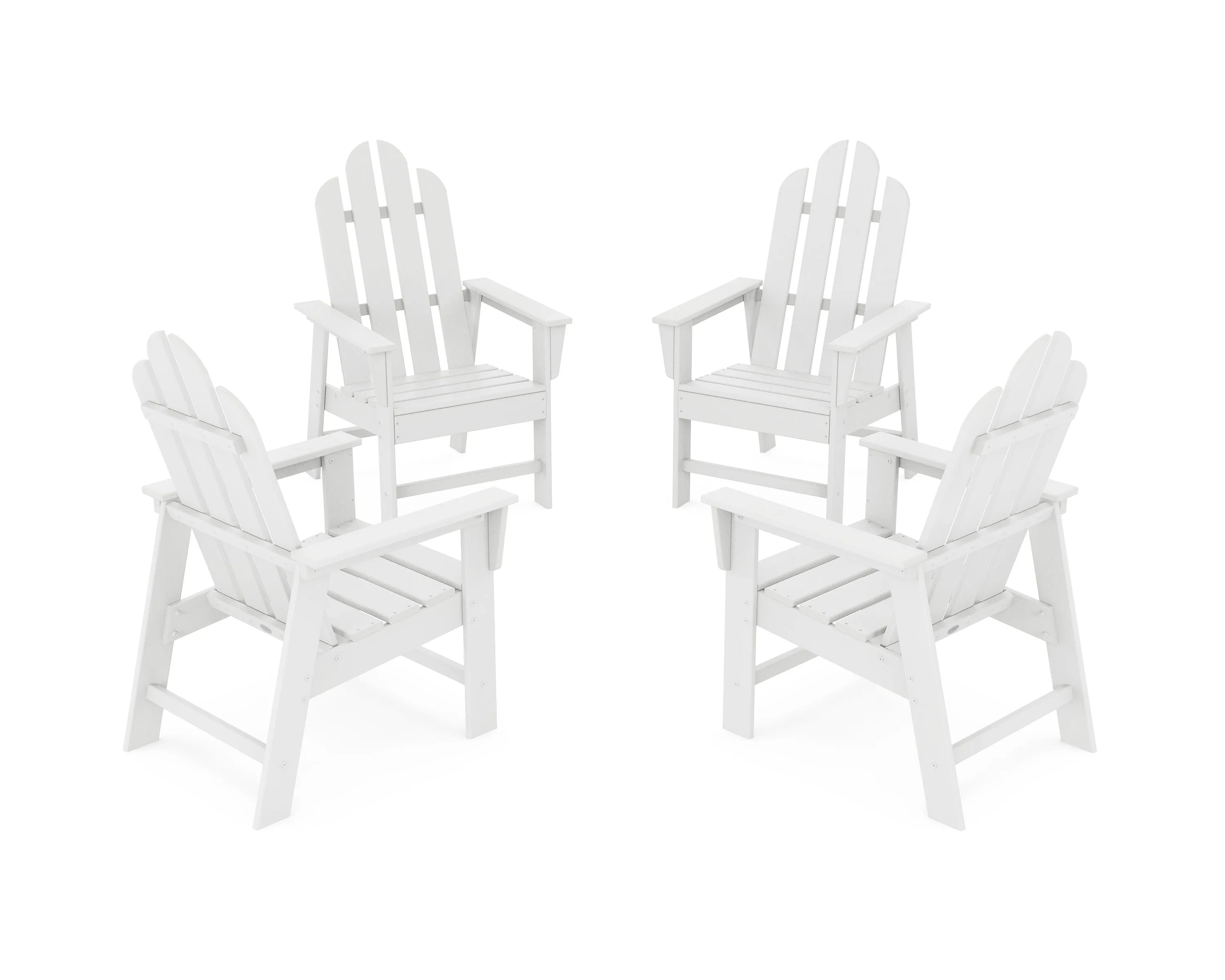 Long Island 4-Piece Upright Adirondack Conversation Set