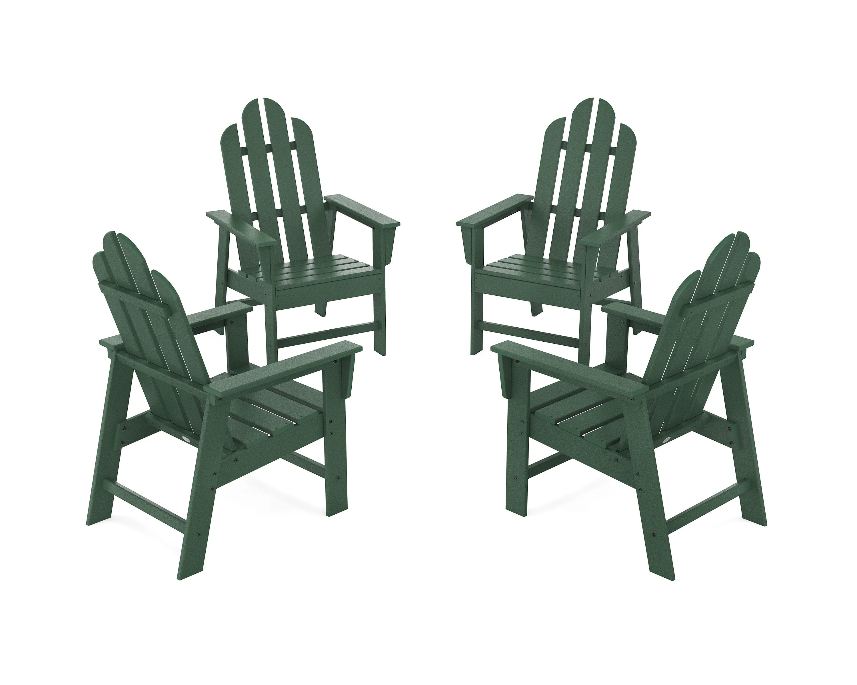 Long Island 4-Piece Upright Adirondack Conversation Set