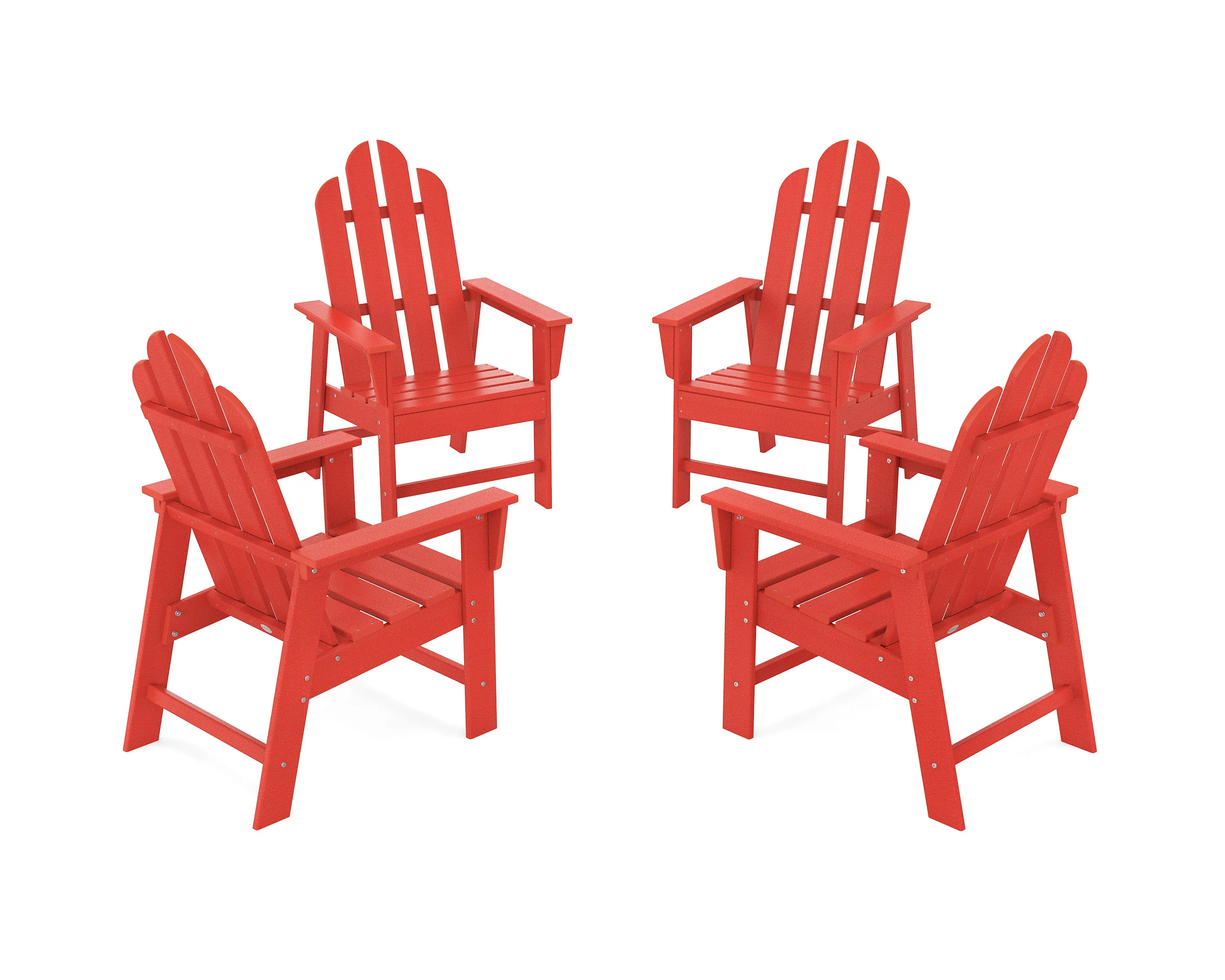 Long Island 4-Piece Upright Adirondack Conversation Set