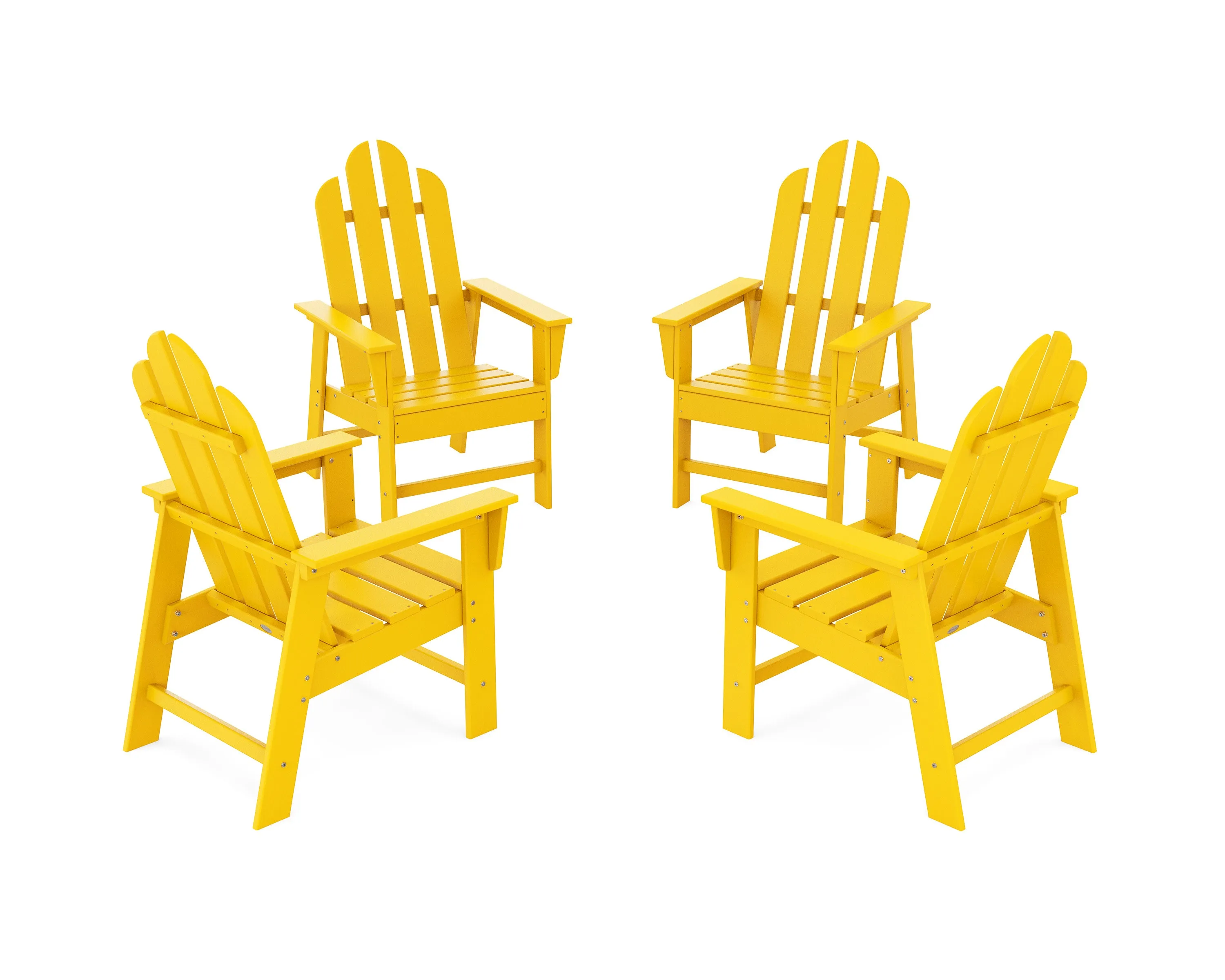 Long Island 4-Piece Upright Adirondack Conversation Set