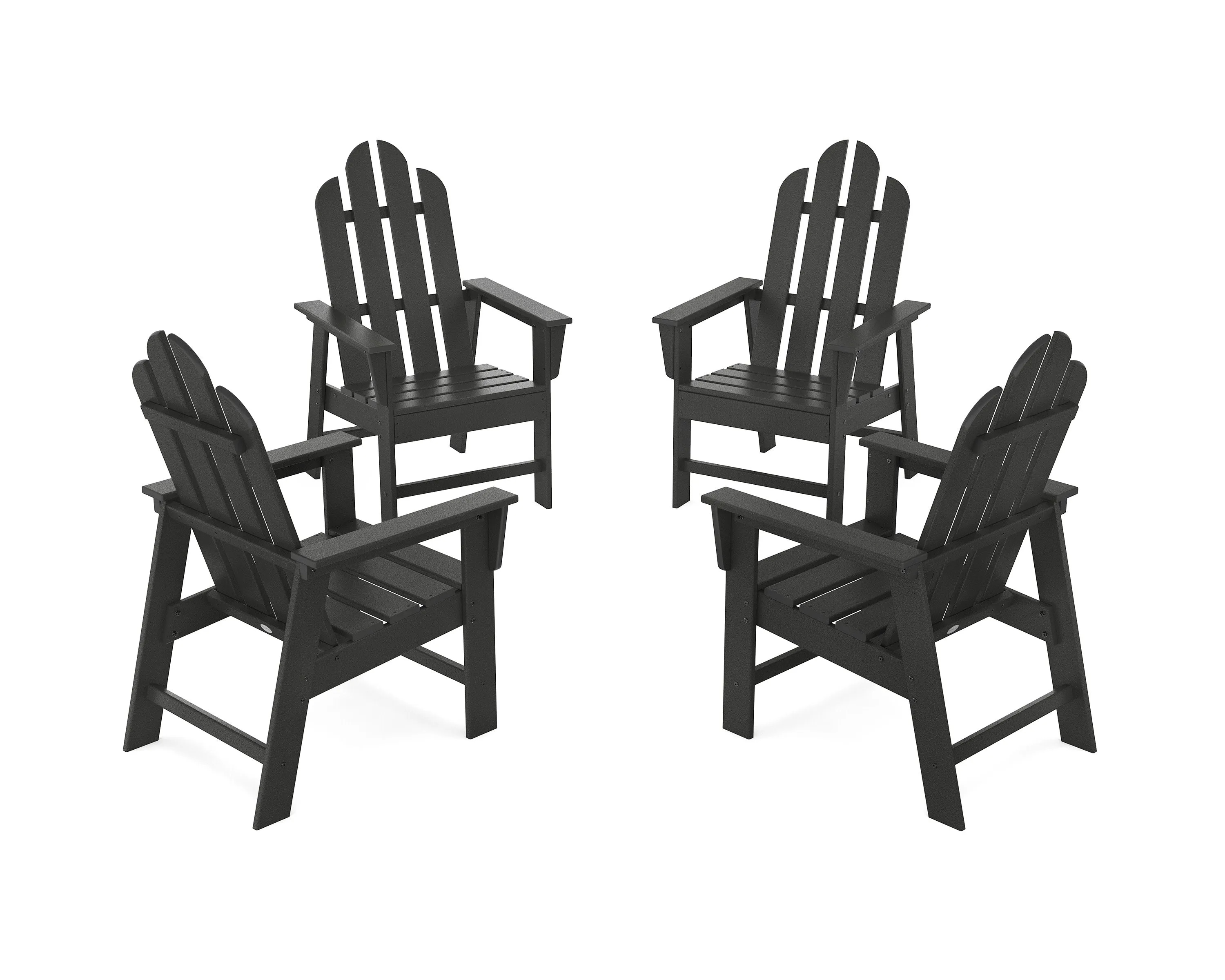 Long Island 4-Piece Upright Adirondack Conversation Set