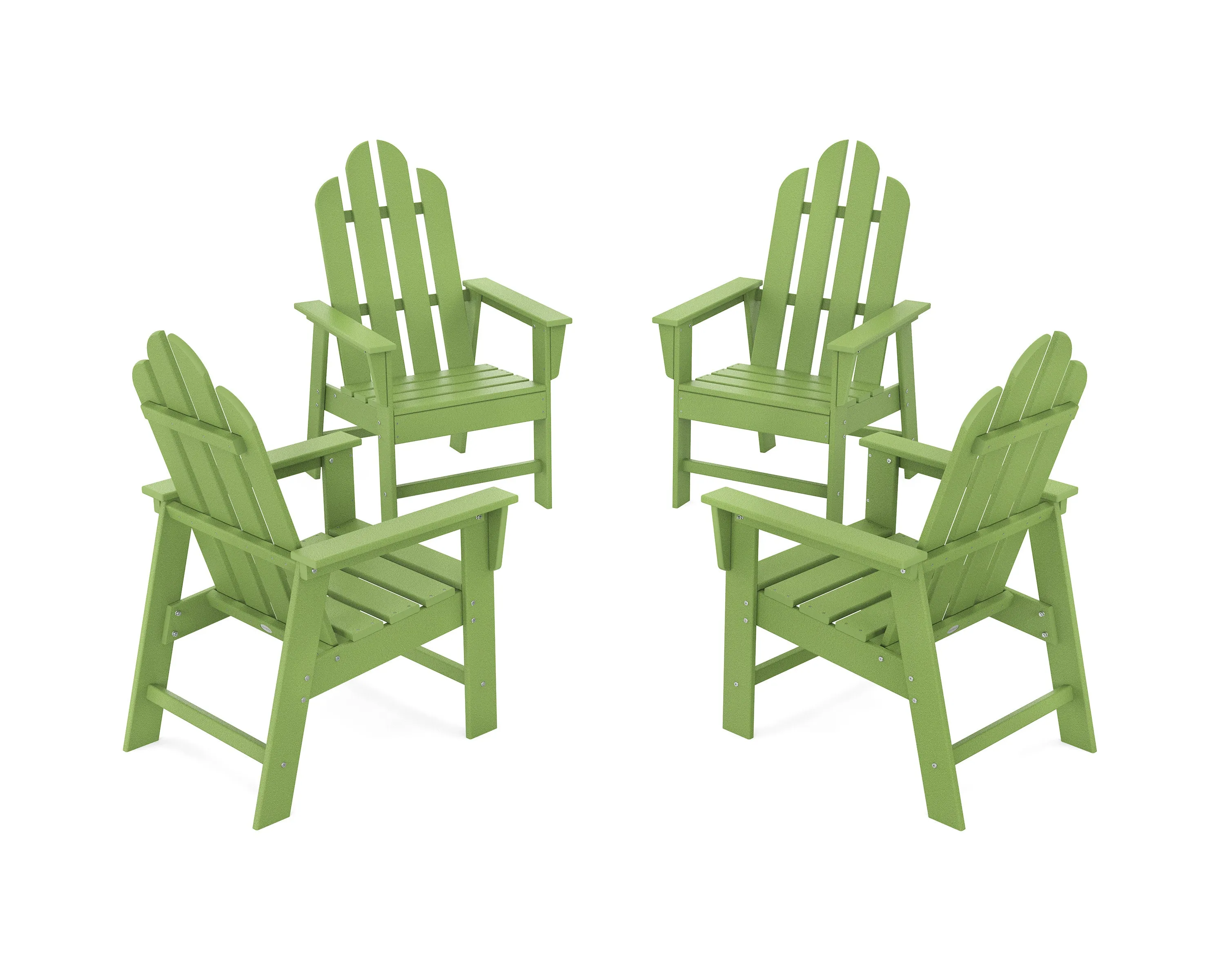 Long Island 4-Piece Upright Adirondack Conversation Set