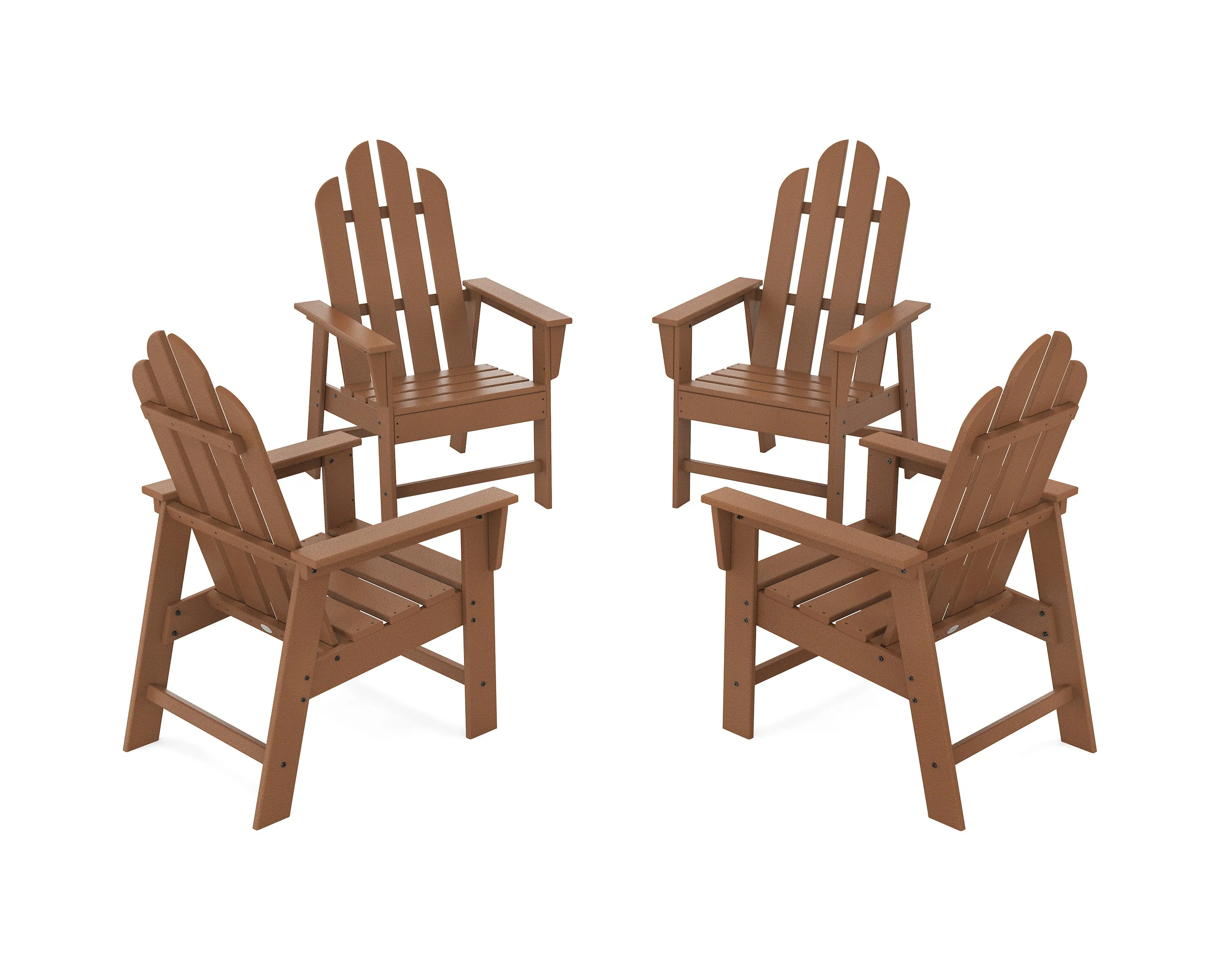 Long Island 4-Piece Upright Adirondack Conversation Set