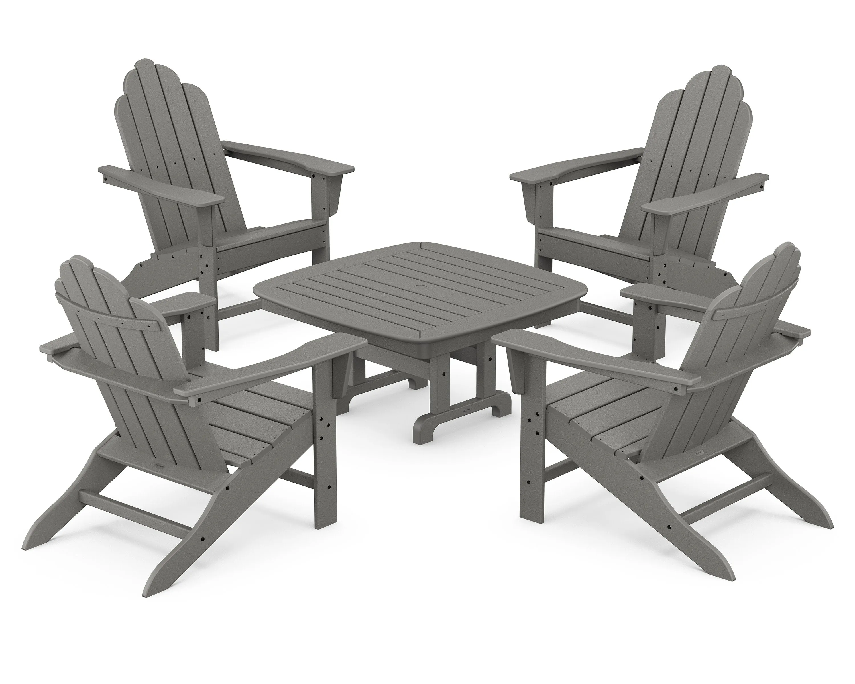 Long Island Adirondack 5-Piece Conversation Groupoutdoor patio dining furniture set