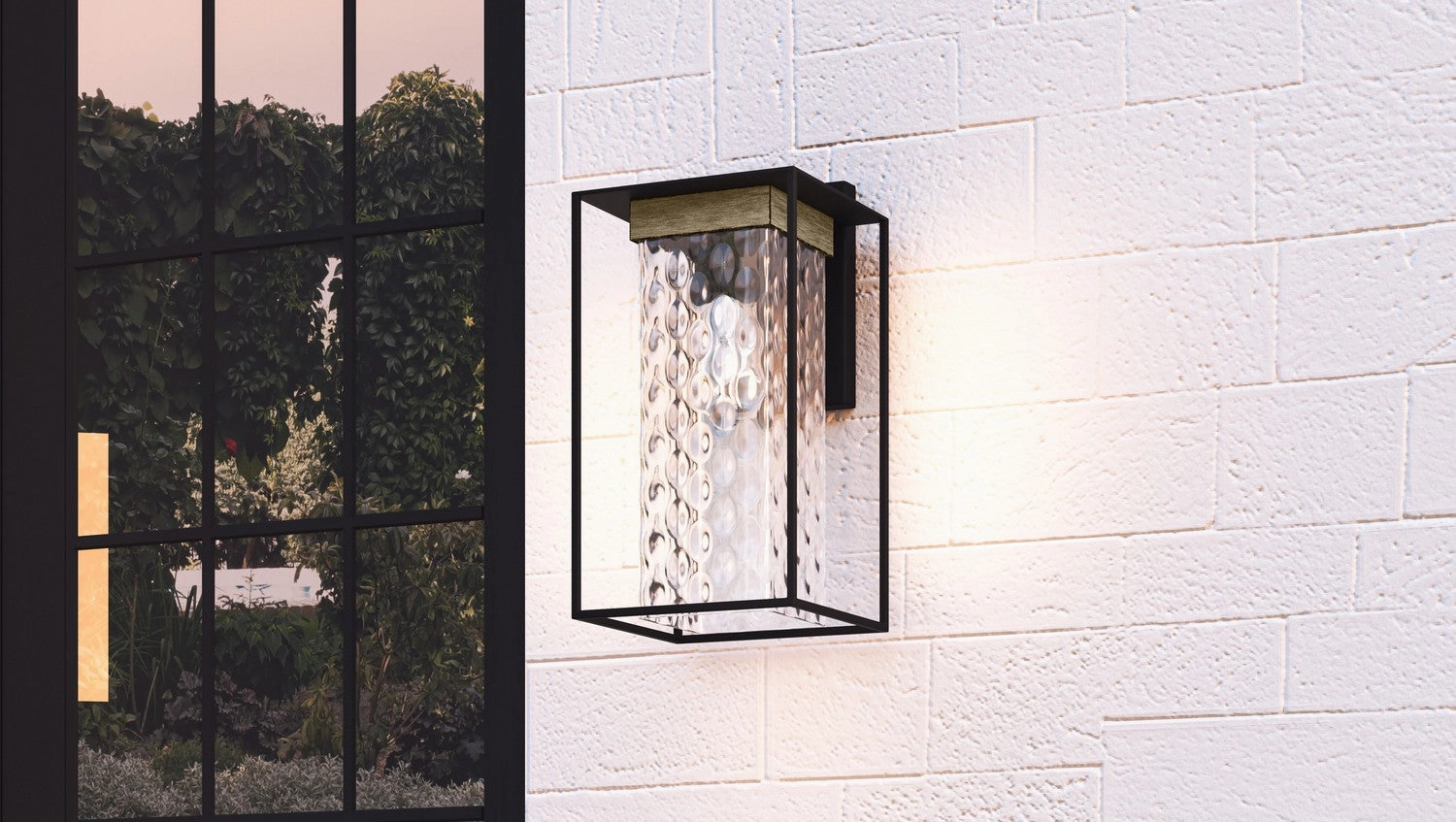 Longwood One Light Outdoor Wall Mount Matte Black