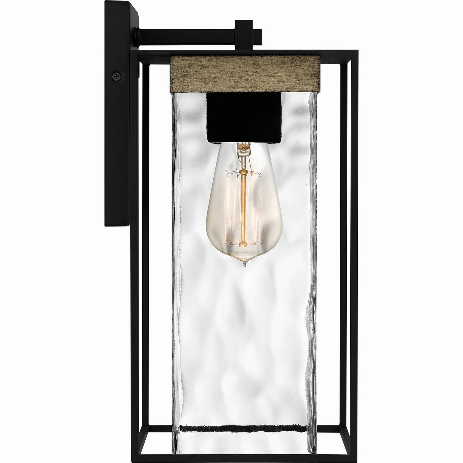 Longwood One Light Outdoor Wall Mount Matte Black