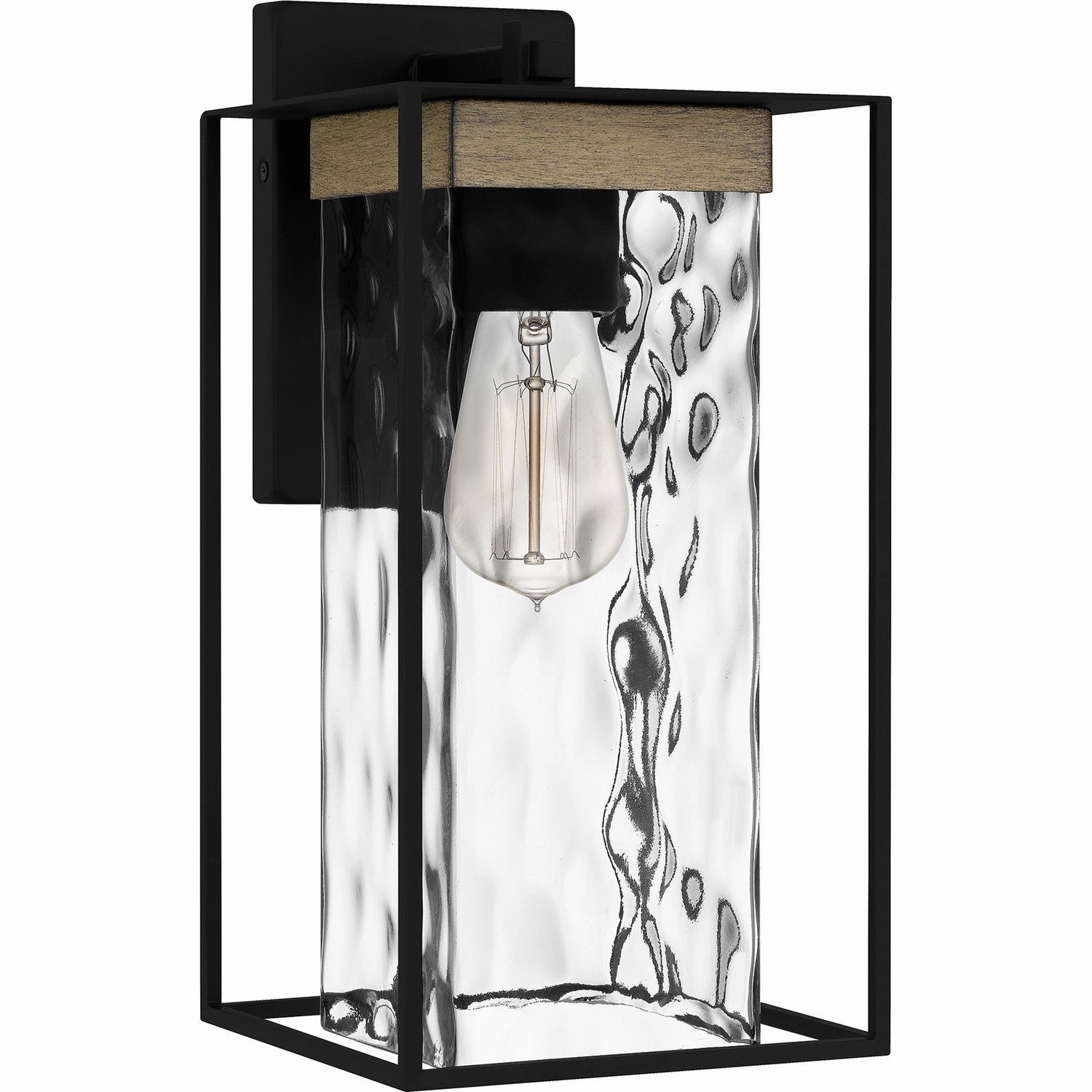 Longwood One Light Outdoor Wall Mount Matte Black