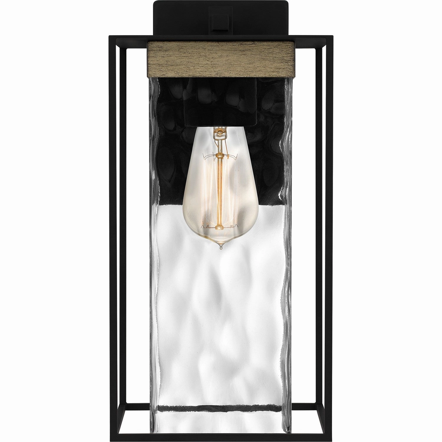 Longwood One Light Outdoor Wall Mount Matte Black