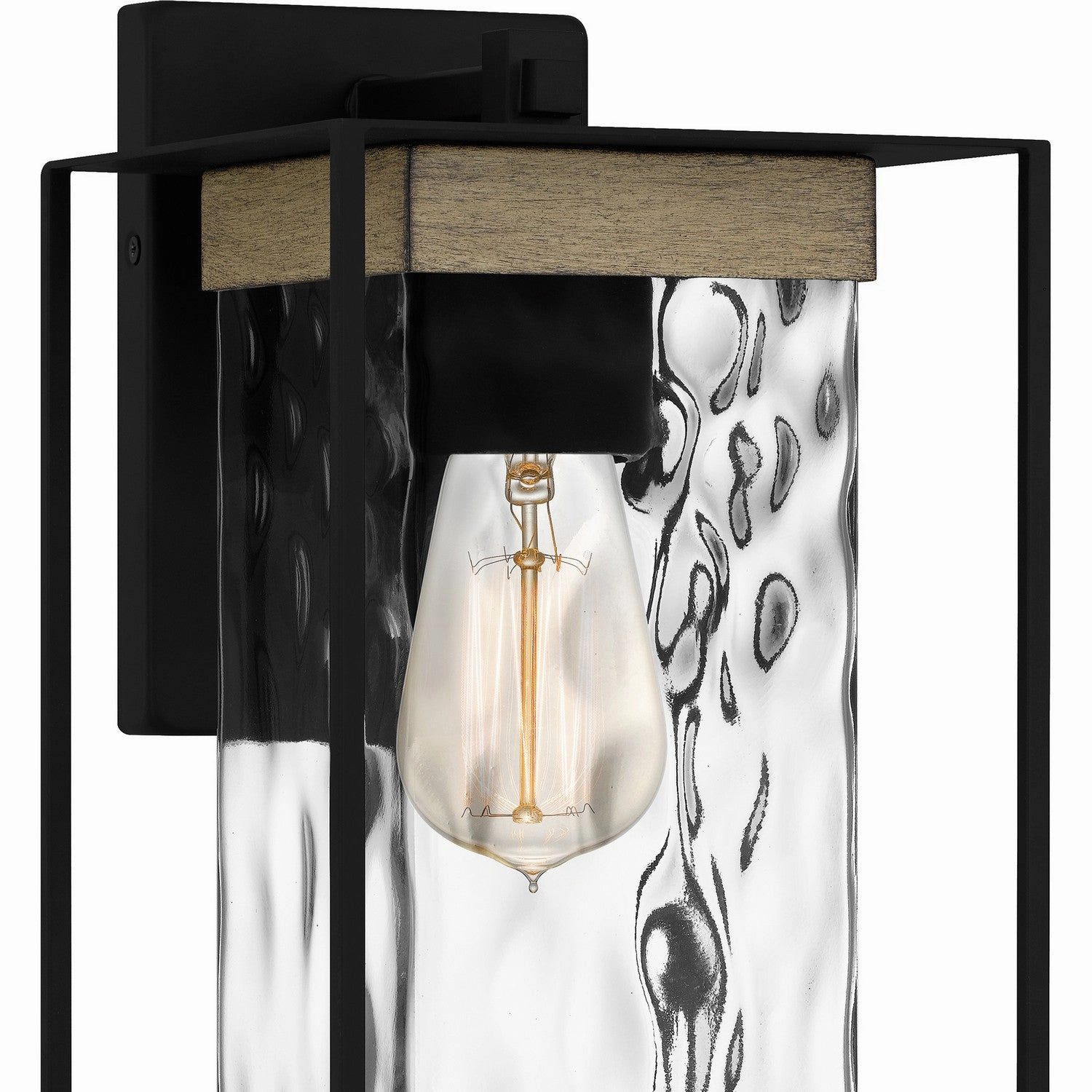 Longwood One Light Outdoor Wall Mount Matte Black