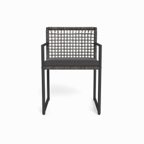 Loop Dining Chairoutdoor dining chair with armrests