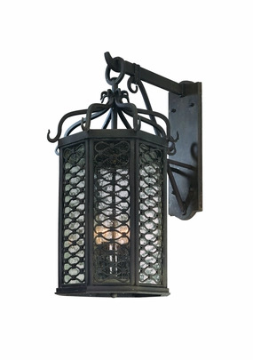 Los Olivos Four Light Wall Lantern Textured IronOutdoor wall sconces with motion sensor