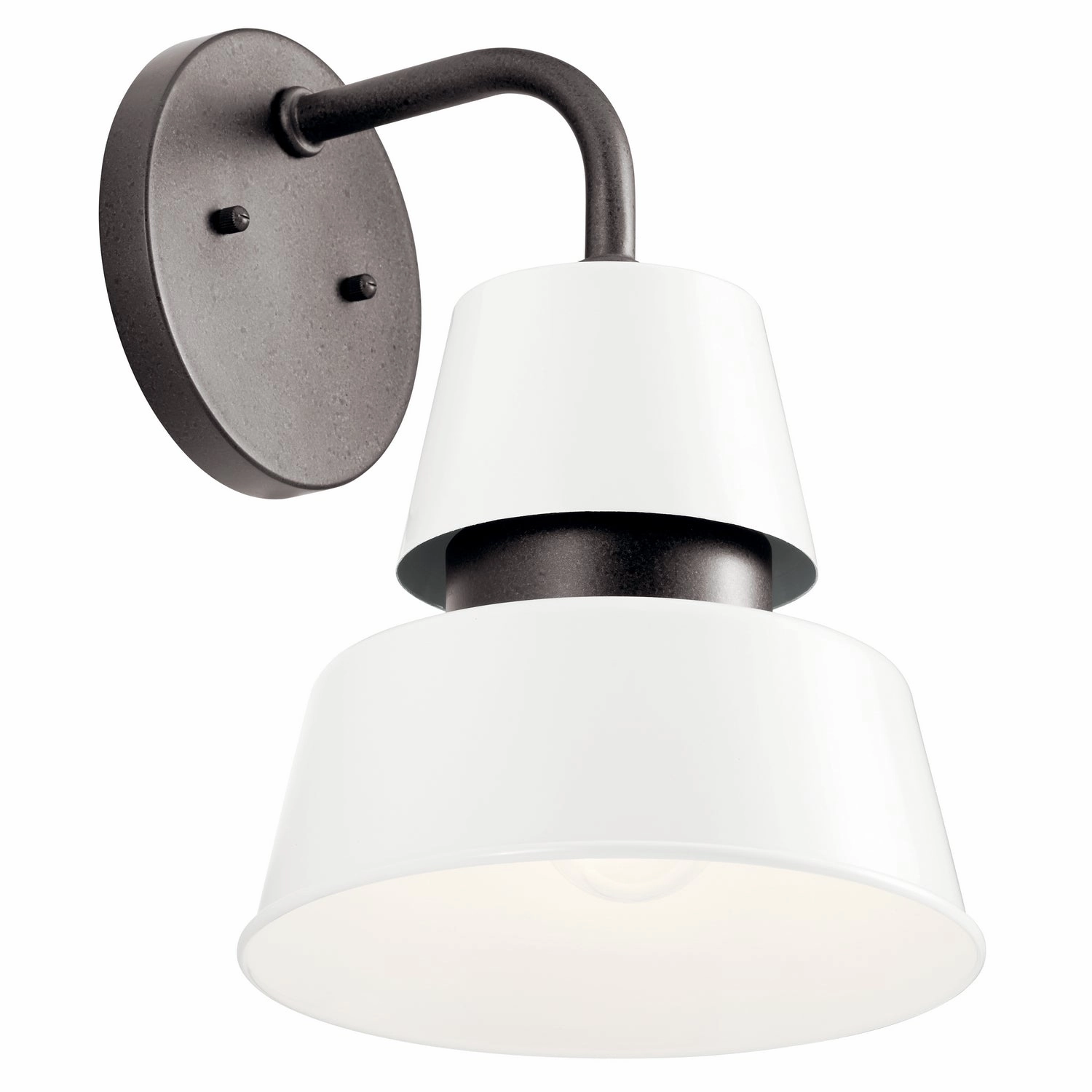 Lozano One Light Outdoor Wall Mount WhiteOutdoor wall sconces with motion sensor