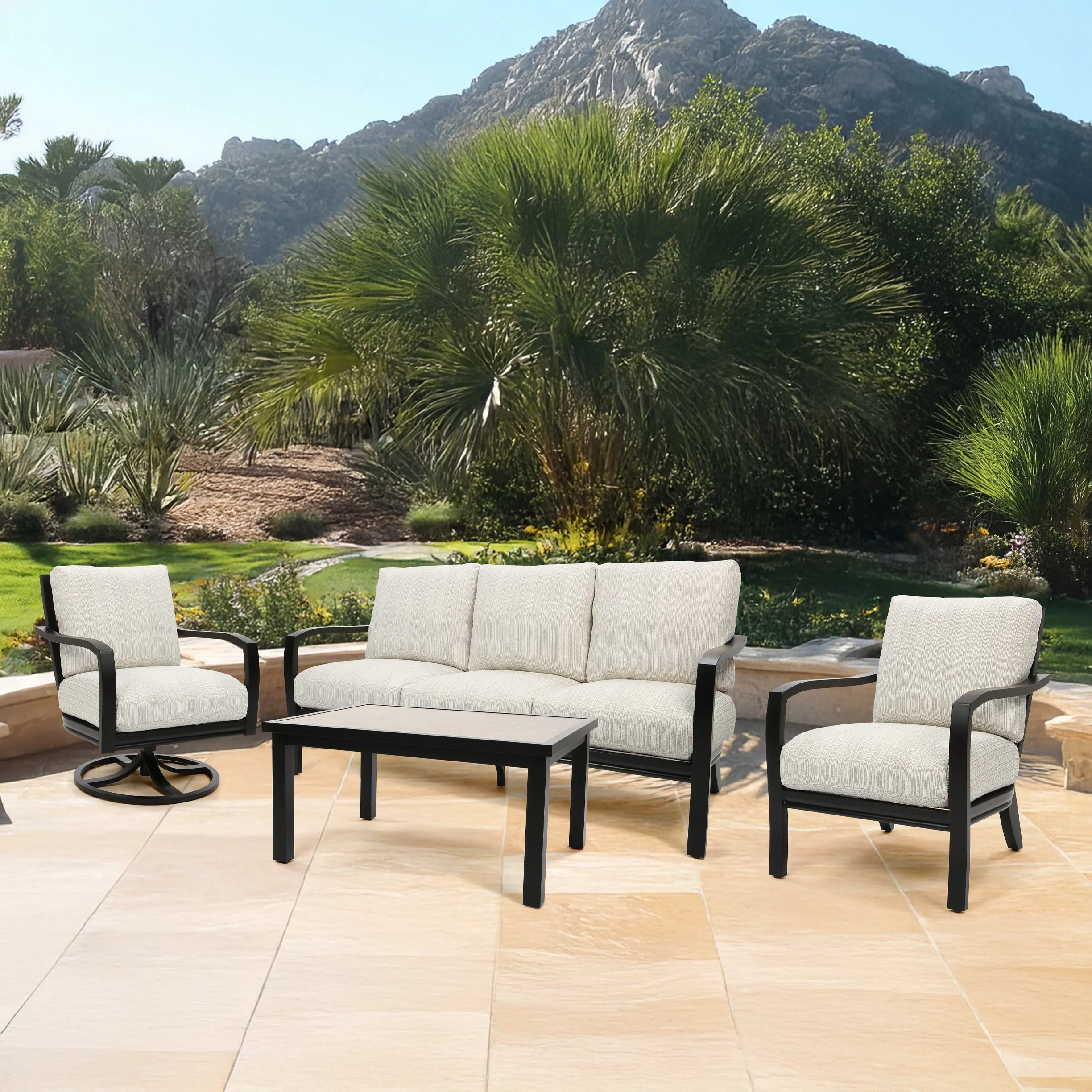 Luca 4 Piece Sofa Set