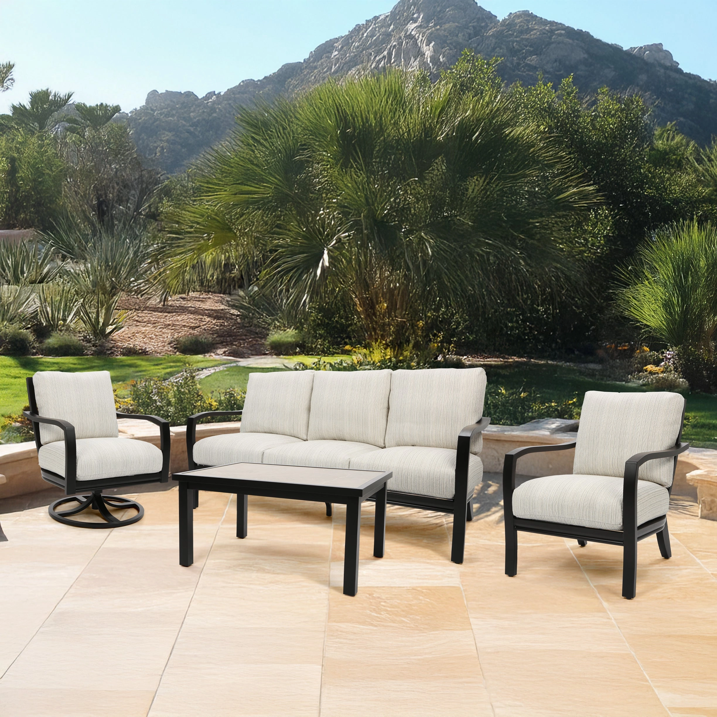 Luca 4 Piece Sofa Set