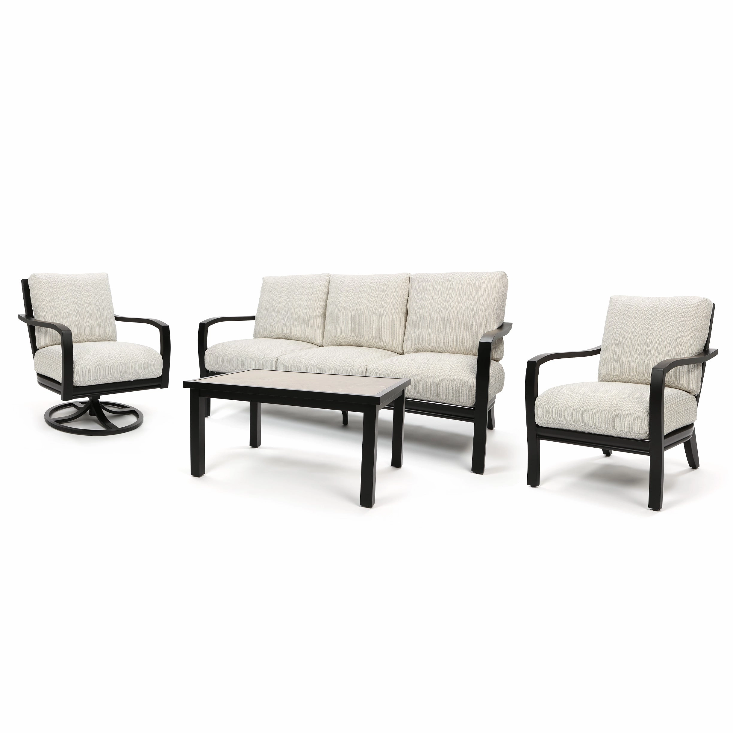 Luca 4 Piece Sofa Setaluminum alloy outdoor sofa set