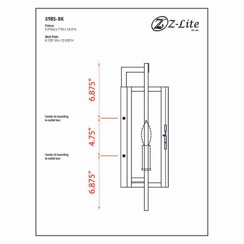 Lucian 2-Light 18.5" Outdoor Wall Light