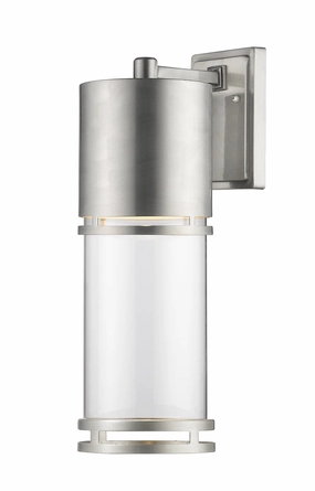 Luminata LED Outdoor Wall Mount Brushed AluminumOutdoor wall sconces with motion sensor
