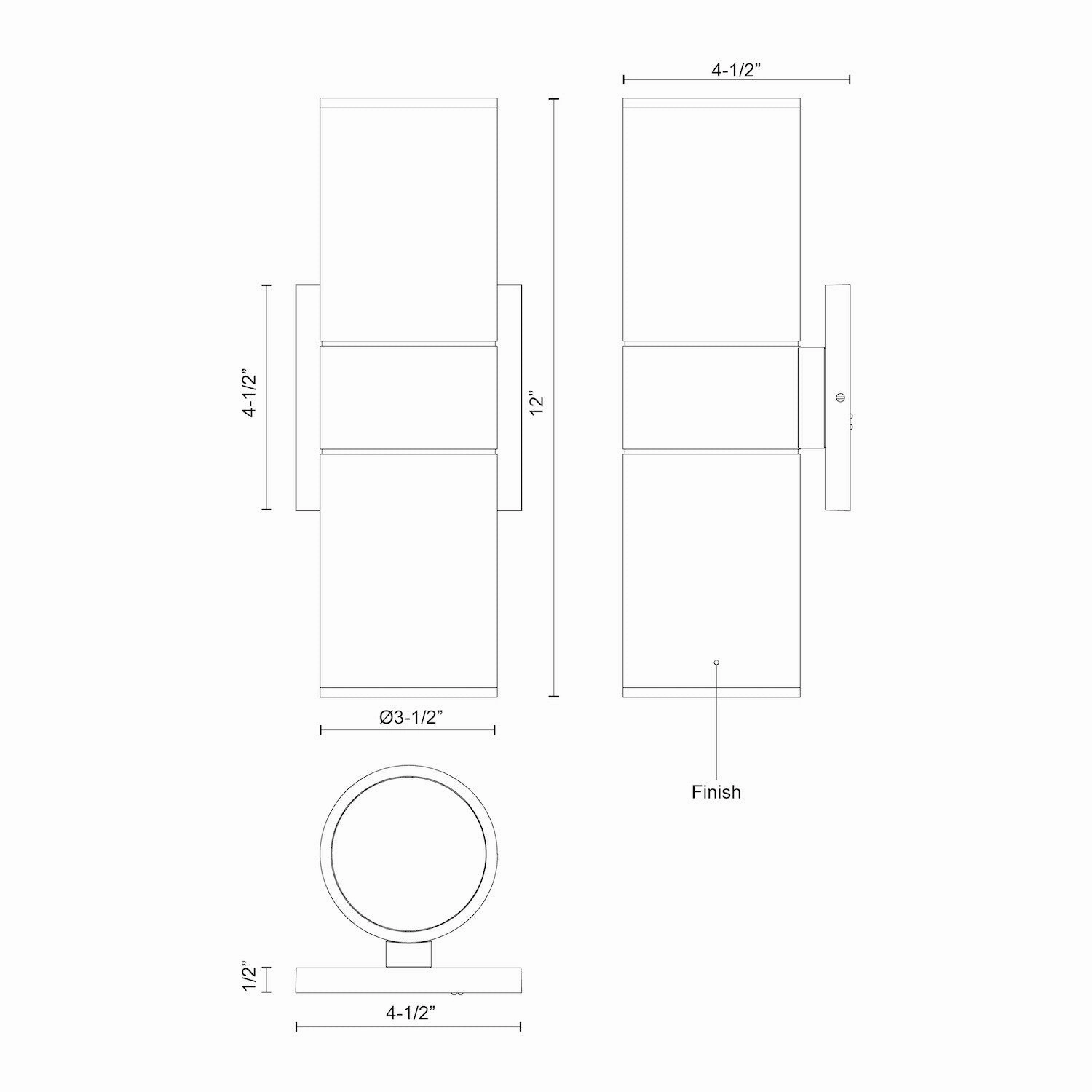 Lund LED Chandelier Gray