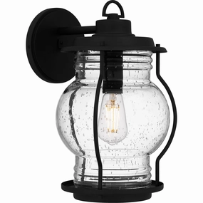 Luther One Light Outdoor Wall Mount Earth BlackOutdoor wall sconces with motion sensor