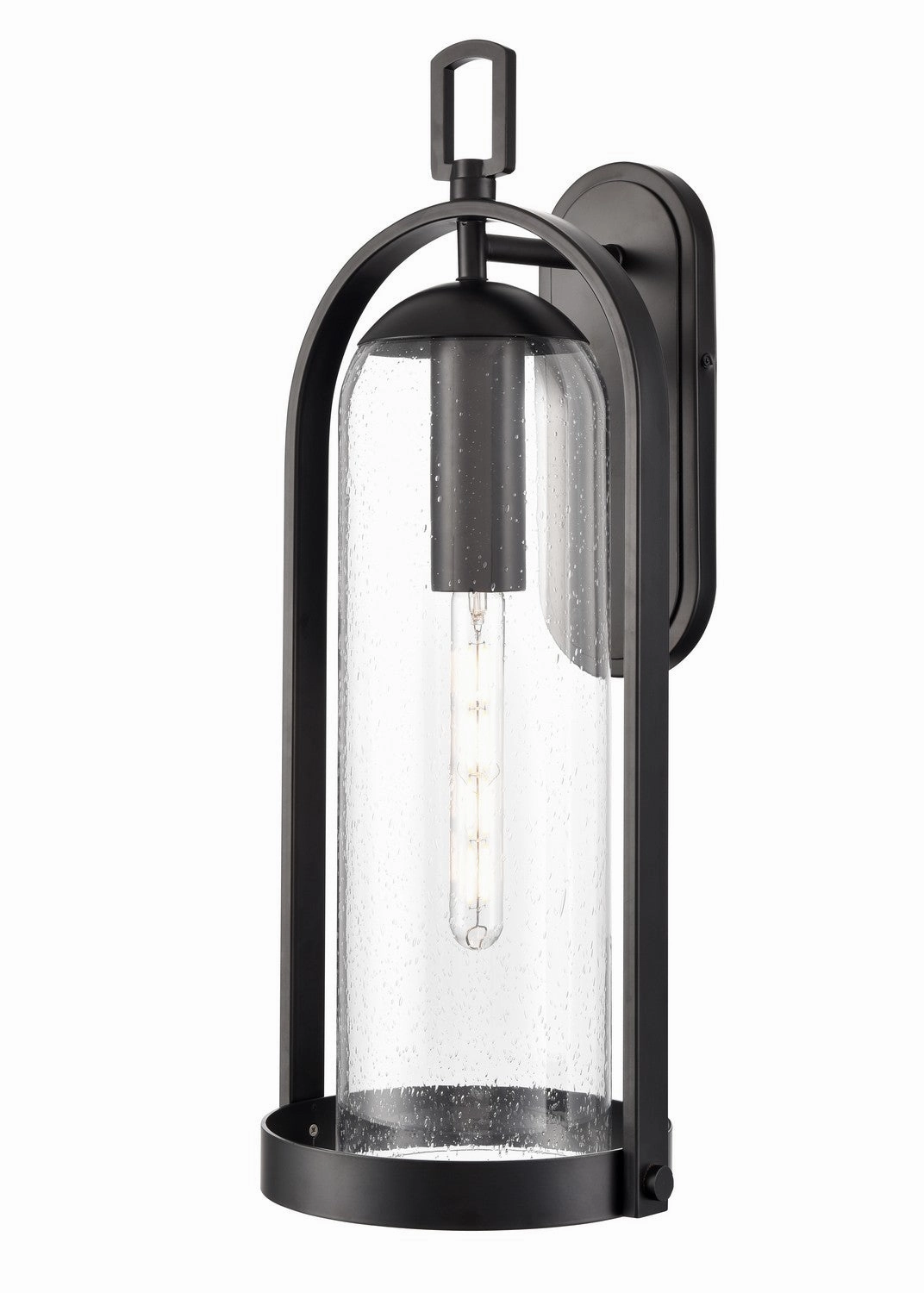 Luxio One Light Outdoor Wall Sconce Powder Coated BlackOutdoor wall sconces with motion sensor