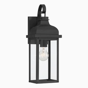Madrid One Light Outdoor Wall Sconce BlackOutdoor wall sconces with motion sensor