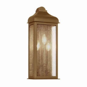 Madrid Three Light Outdoor Wall Sconce Weathered BrassOutdoor wall sconces with motion sensor