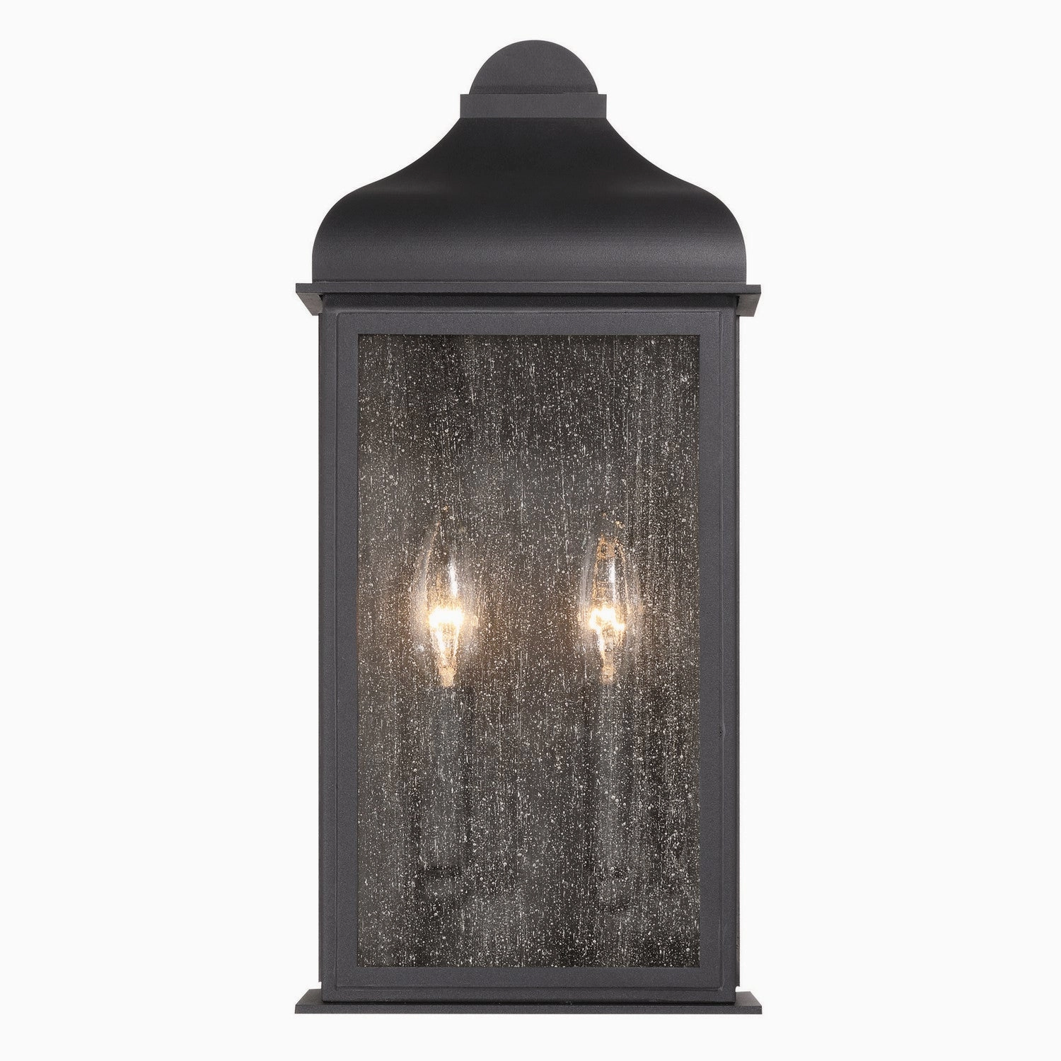 Madrid Two Light Outdoor Wall Sconce Black