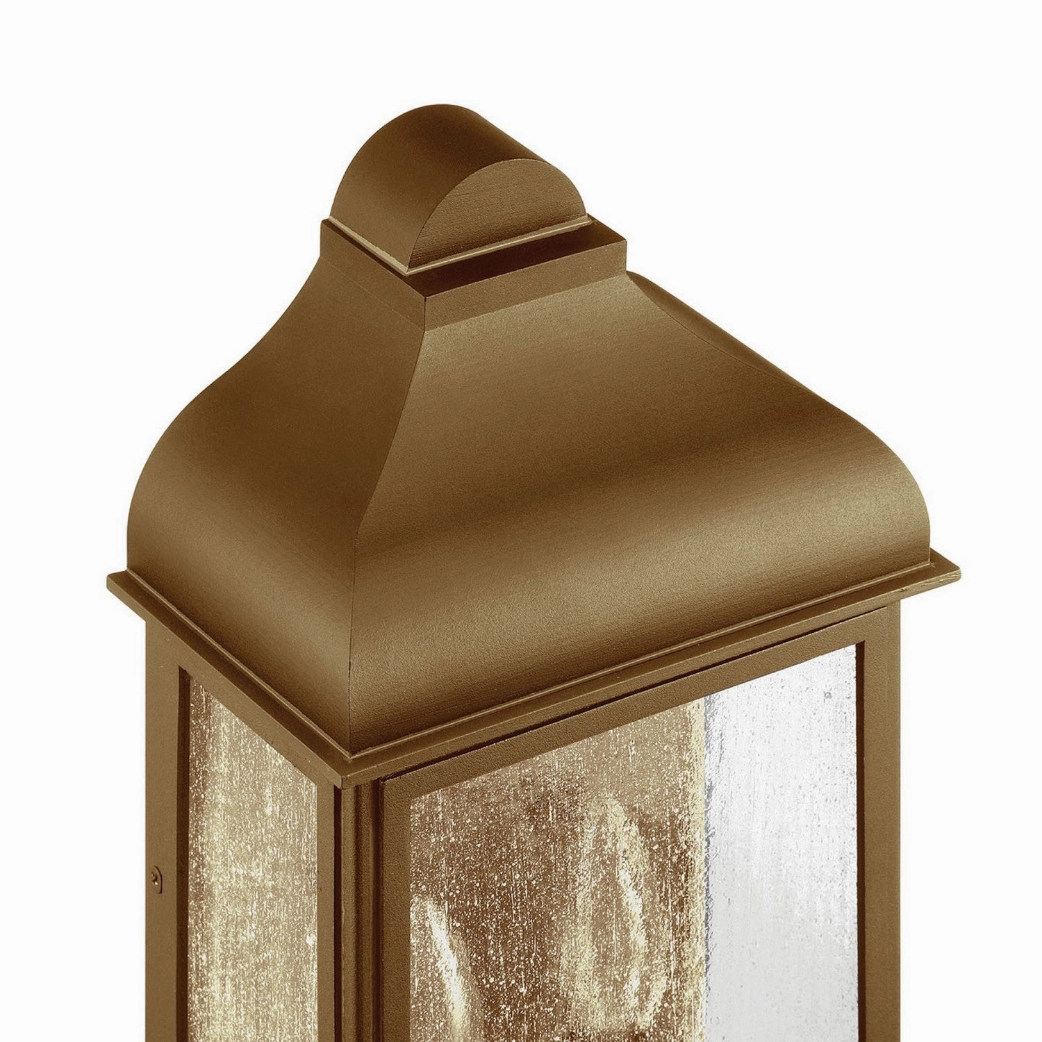Madrid Two Light Outdoor Wall Sconce Weathered Brass