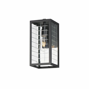 Magnus One Light Outdoor Wall Sconce BlackOutdoor wall sconces with motion sensor
