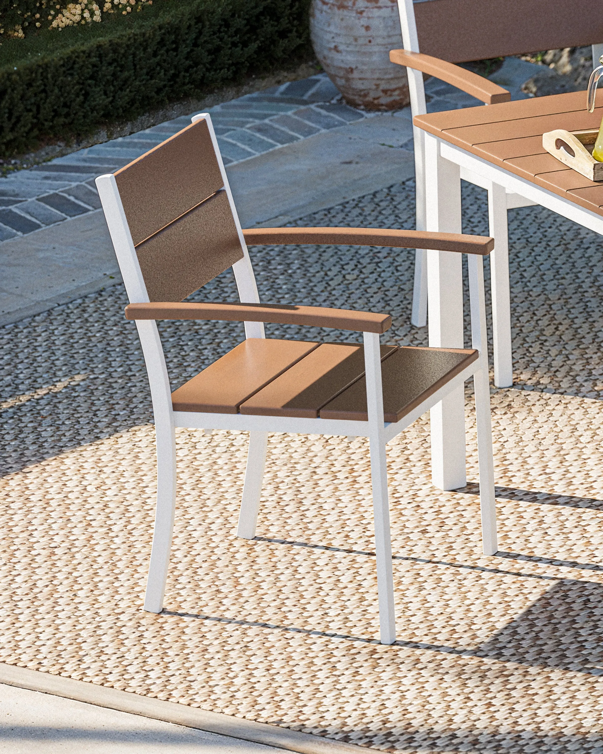 Main Street Stacking Dining Arm Chair