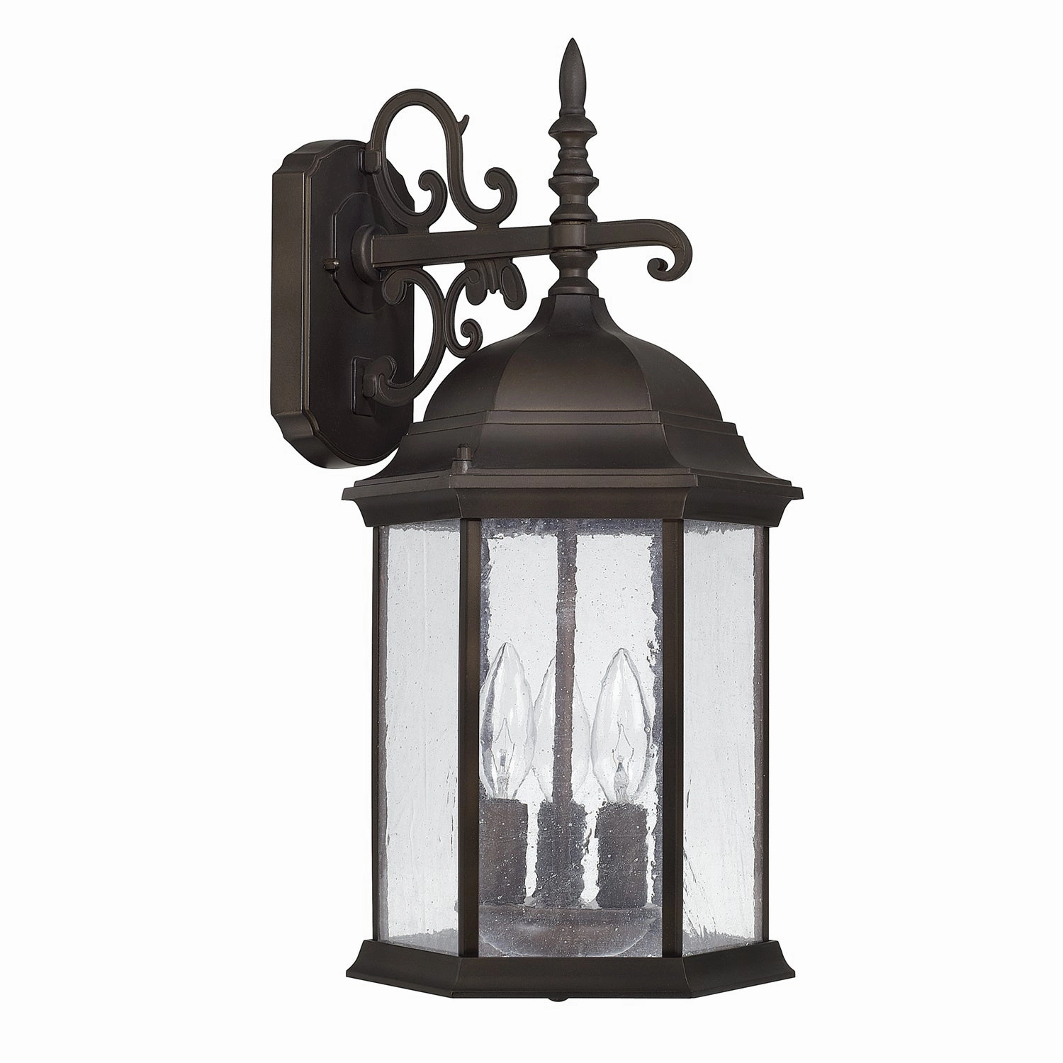 Main Street Three Light Outdoor Wall Lantern Old BronzeOutdoor wall sconces with motion sensor