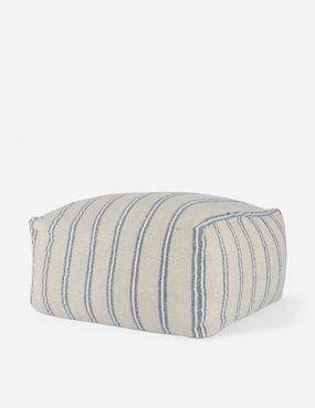 Maite Indoor / Outdoor Pouf, 24" x 24", Naturalwaterproof outdoor throw pillow