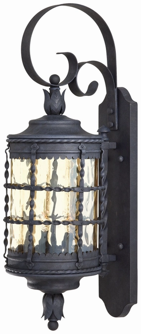 Mallorca Two Light Wall Mount Spanish IronOutdoor wall sconces with motion sensor