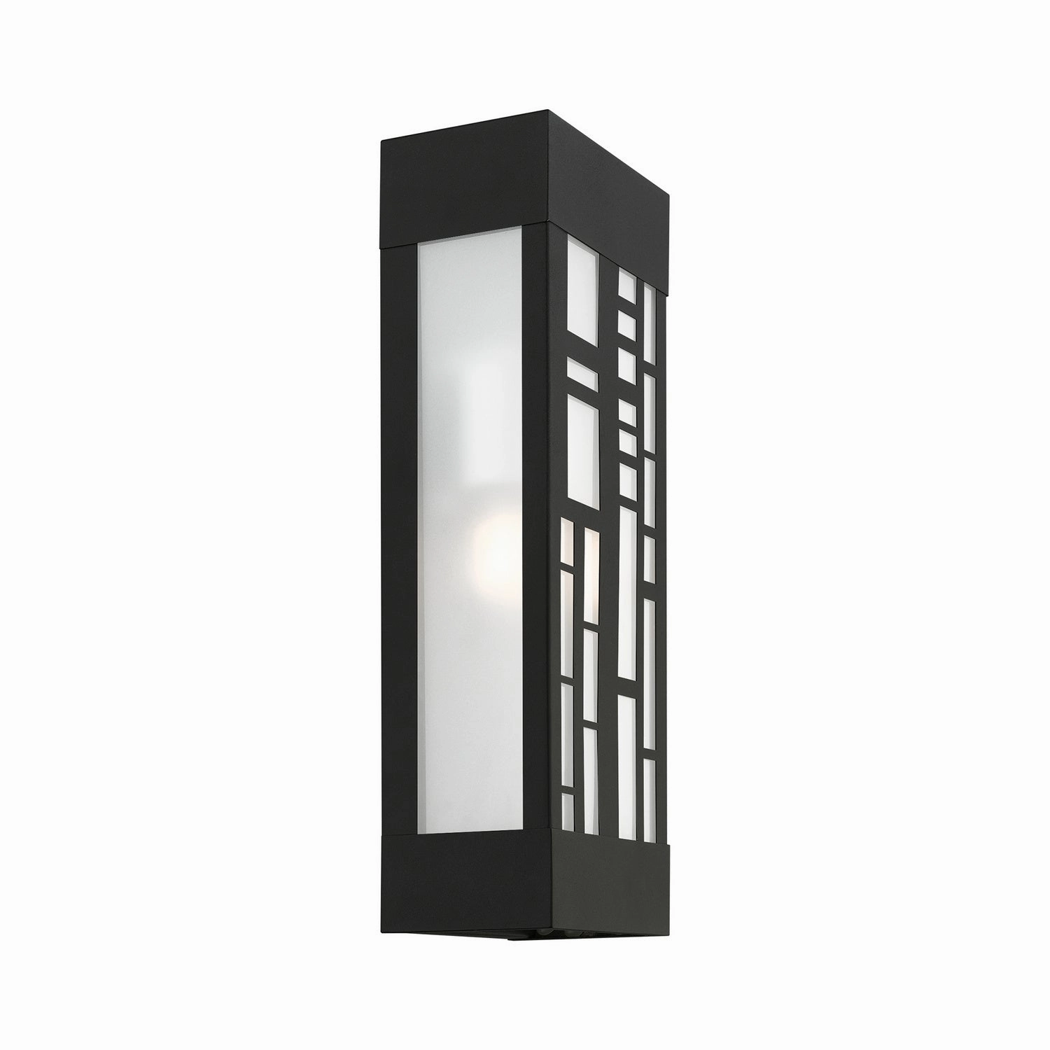Malmo Two Light Outdoor Wall Sconce Textured Black