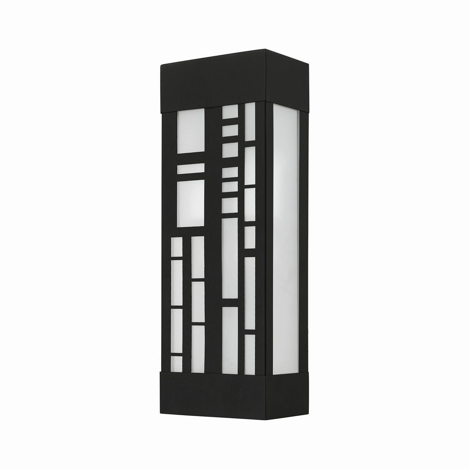 Malmo Two Light Outdoor Wall Sconce Textured Black