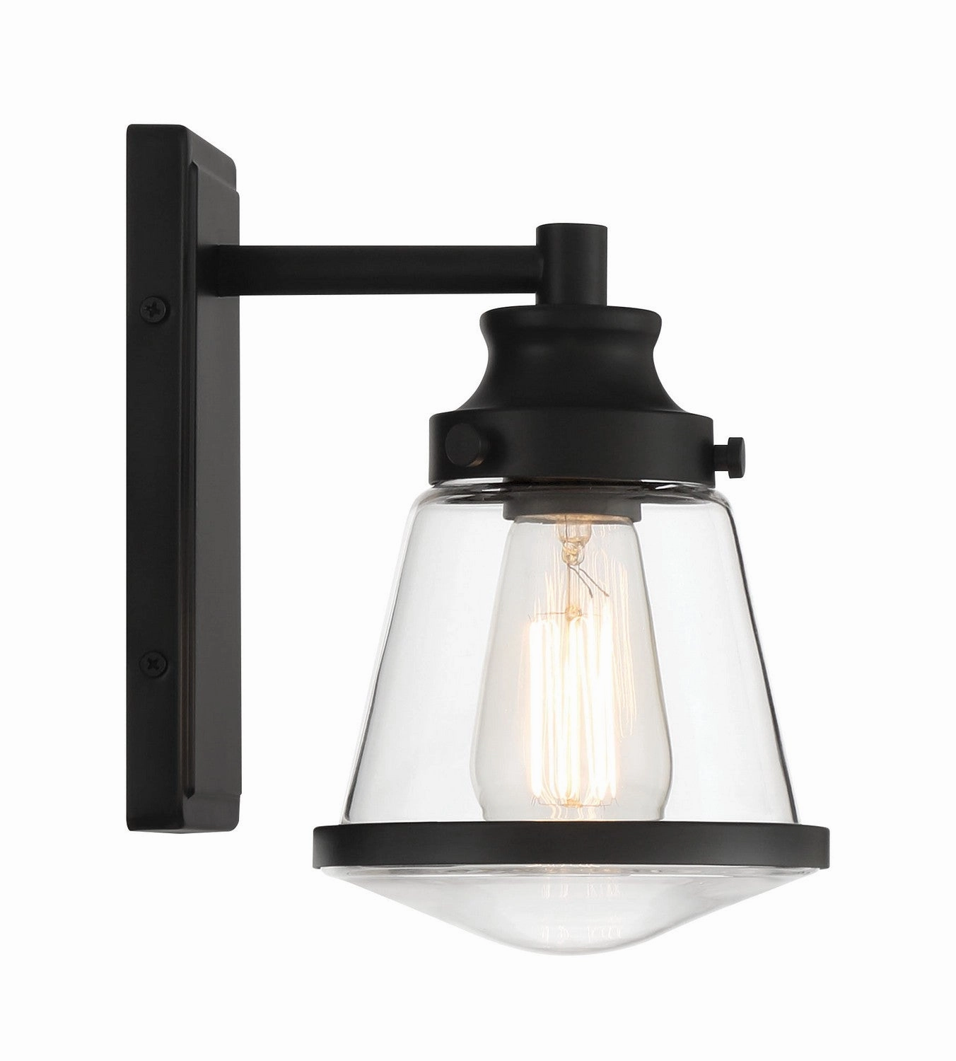 Mannsdale One Light Bath Vanity Coal