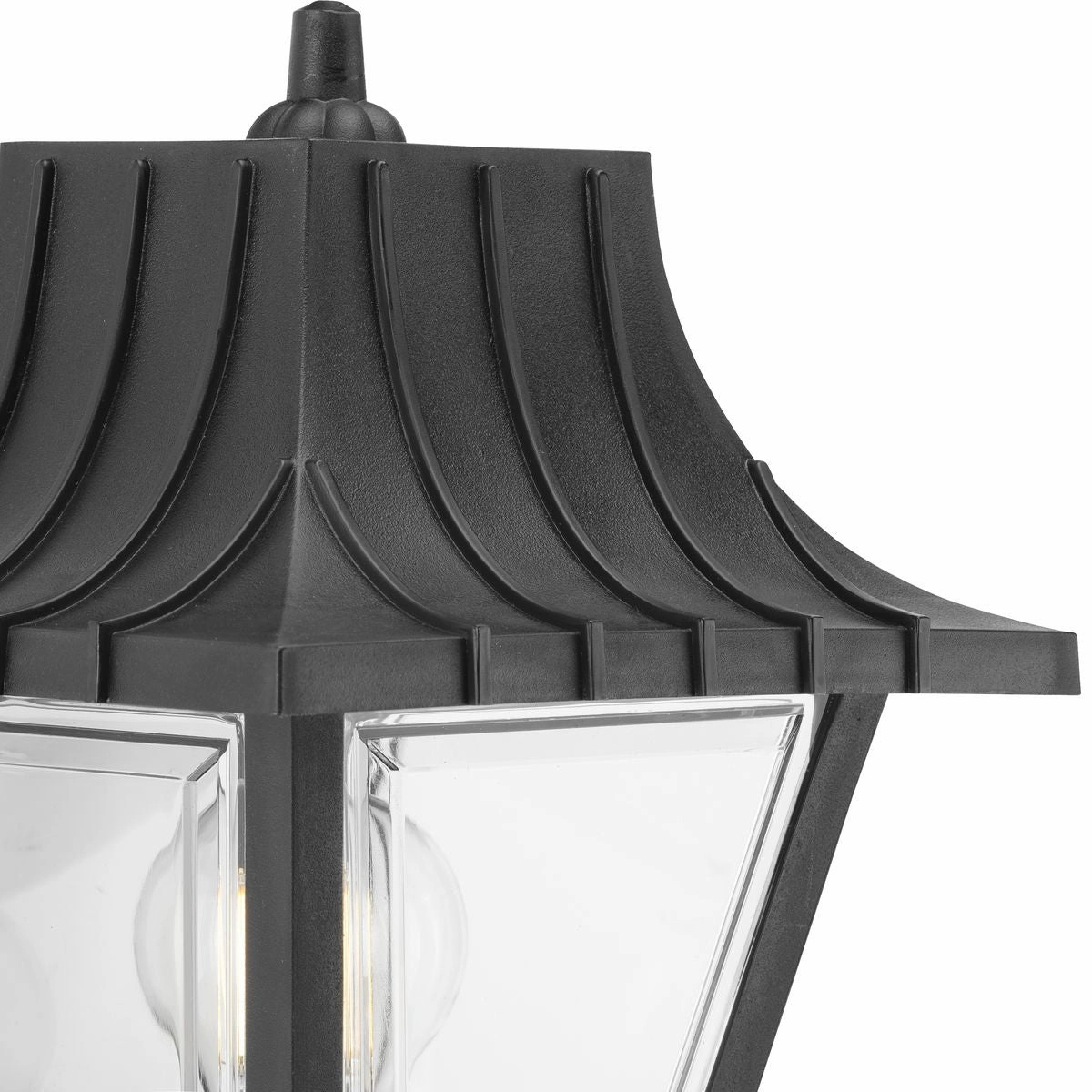 Mansard One Light Wall Lantern Black