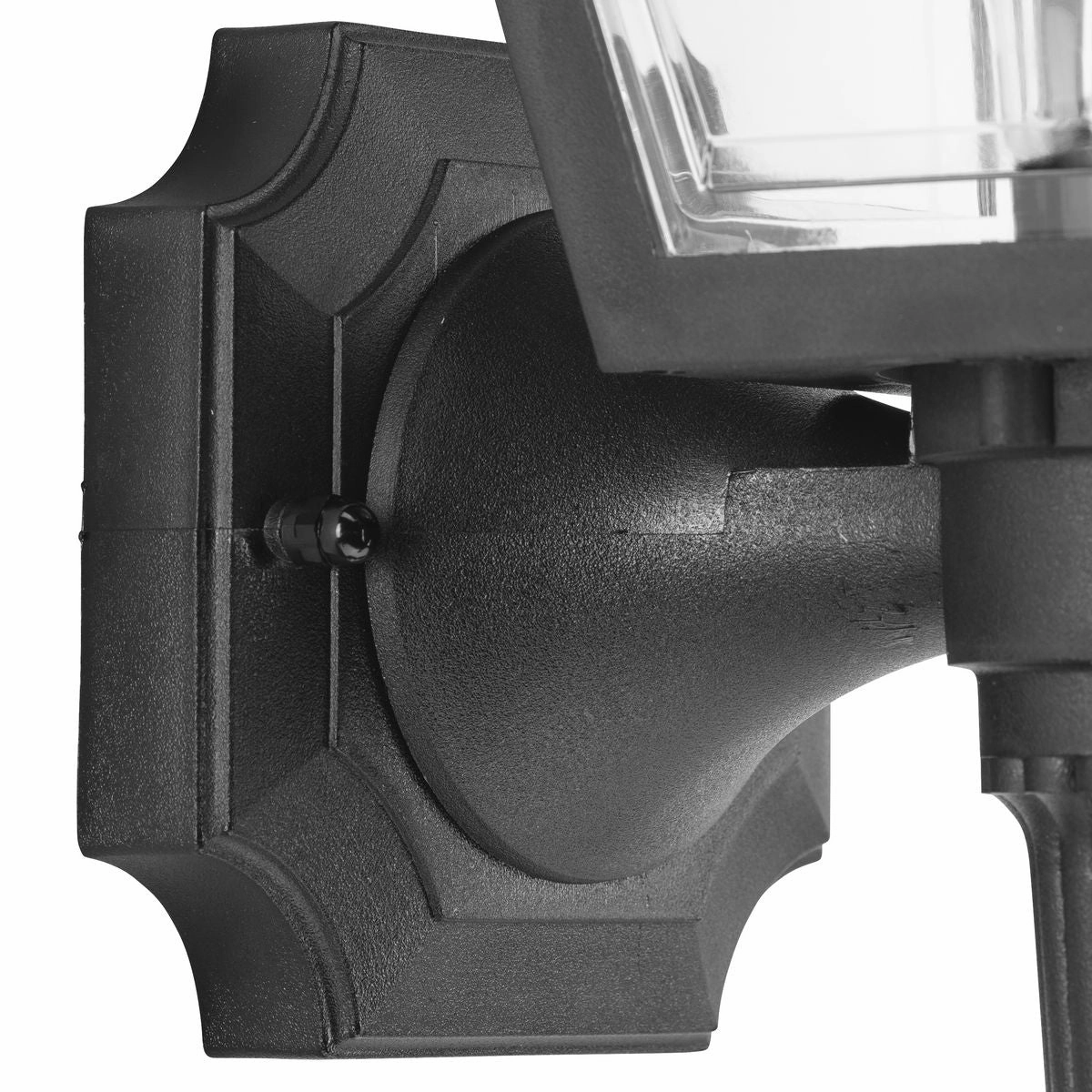 Mansard One Light Wall Lantern Black