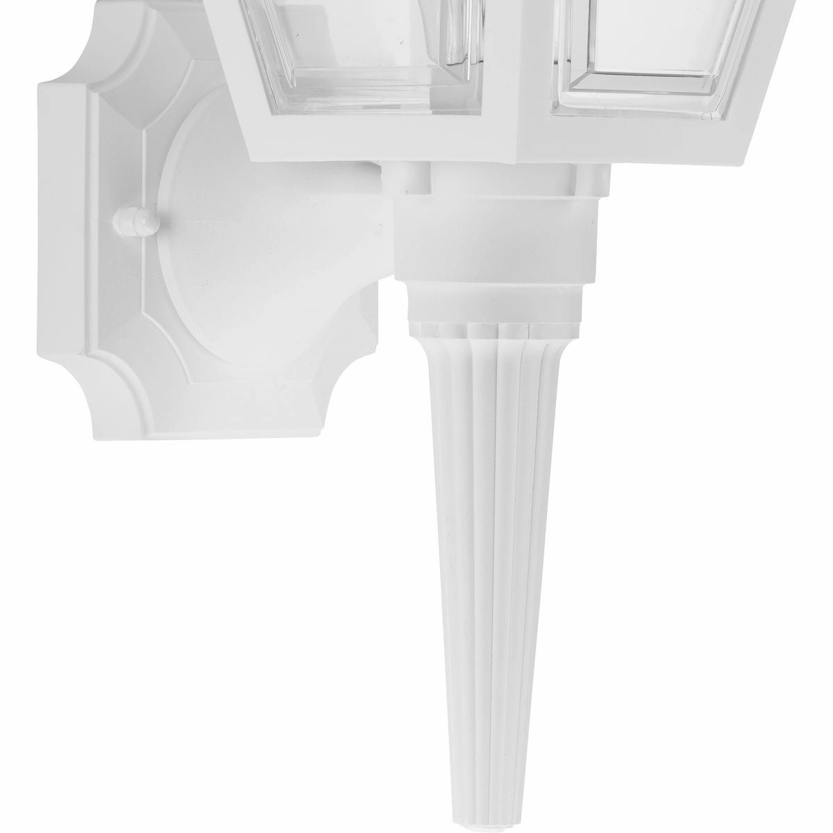Mansard One Light Wall Lantern White