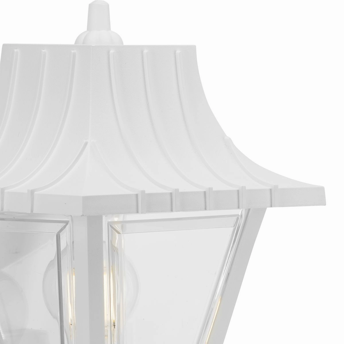 Mansard One Light Wall Lantern White