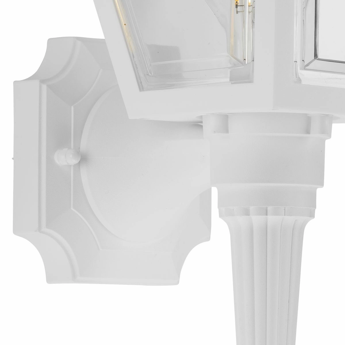 Mansard One Light Wall Lantern White