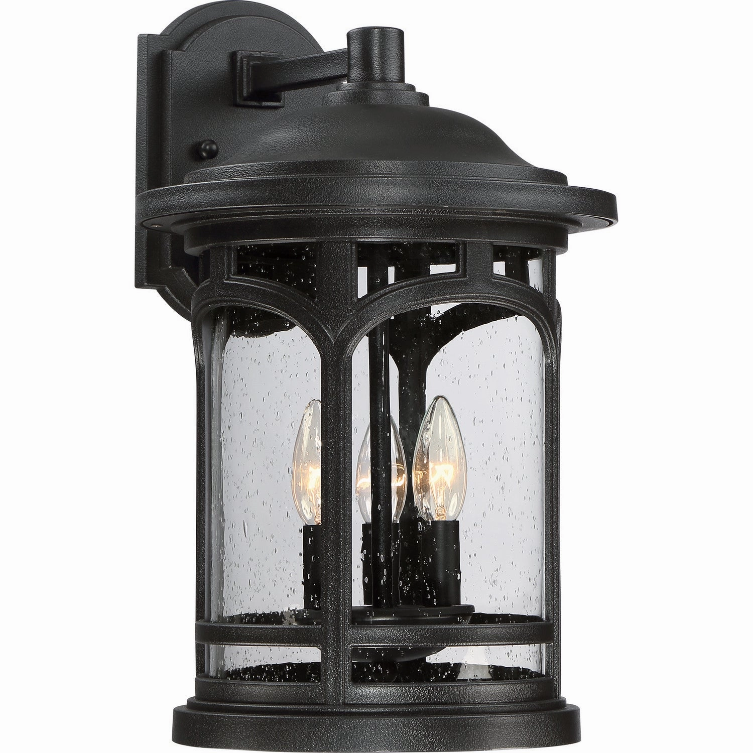 Marblehead Three Light Outdoor Wall Lantern Mystic BlackOutdoor wall sconces with motion sensor
