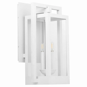 Marco Three Light Wall Lantern WhiteOutdoor wall sconces with motion sensor