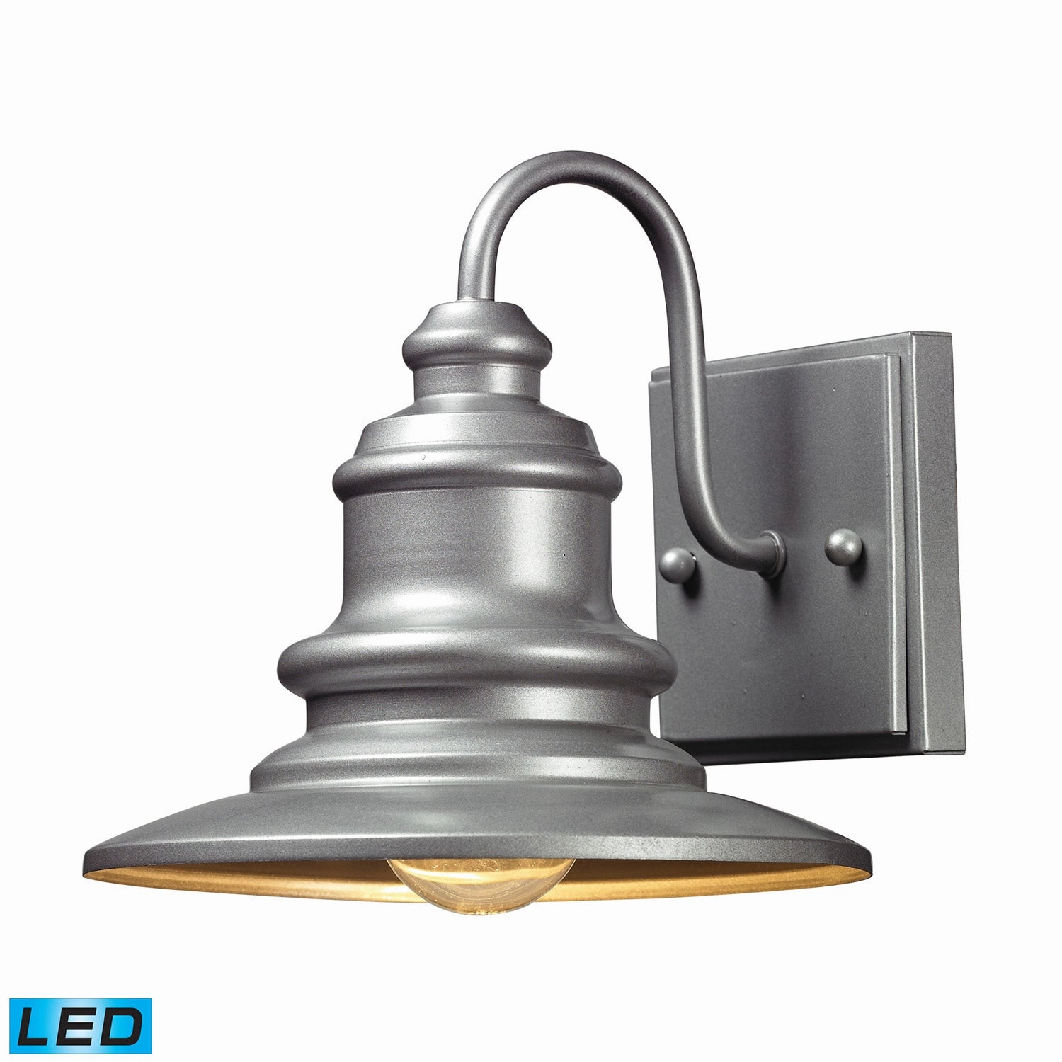 Marina LED Outdoor Wall Sconce Matte SilverOutdoor wall sconces with motion sensor
