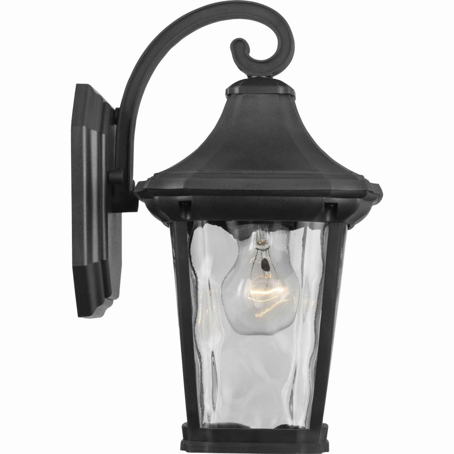 Marquette One Light Wall Lantern Black