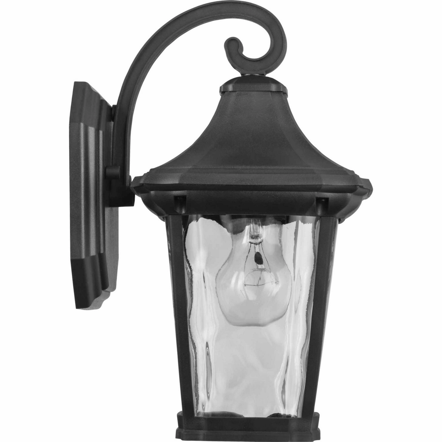 Marquette One Light Wall Lantern Black