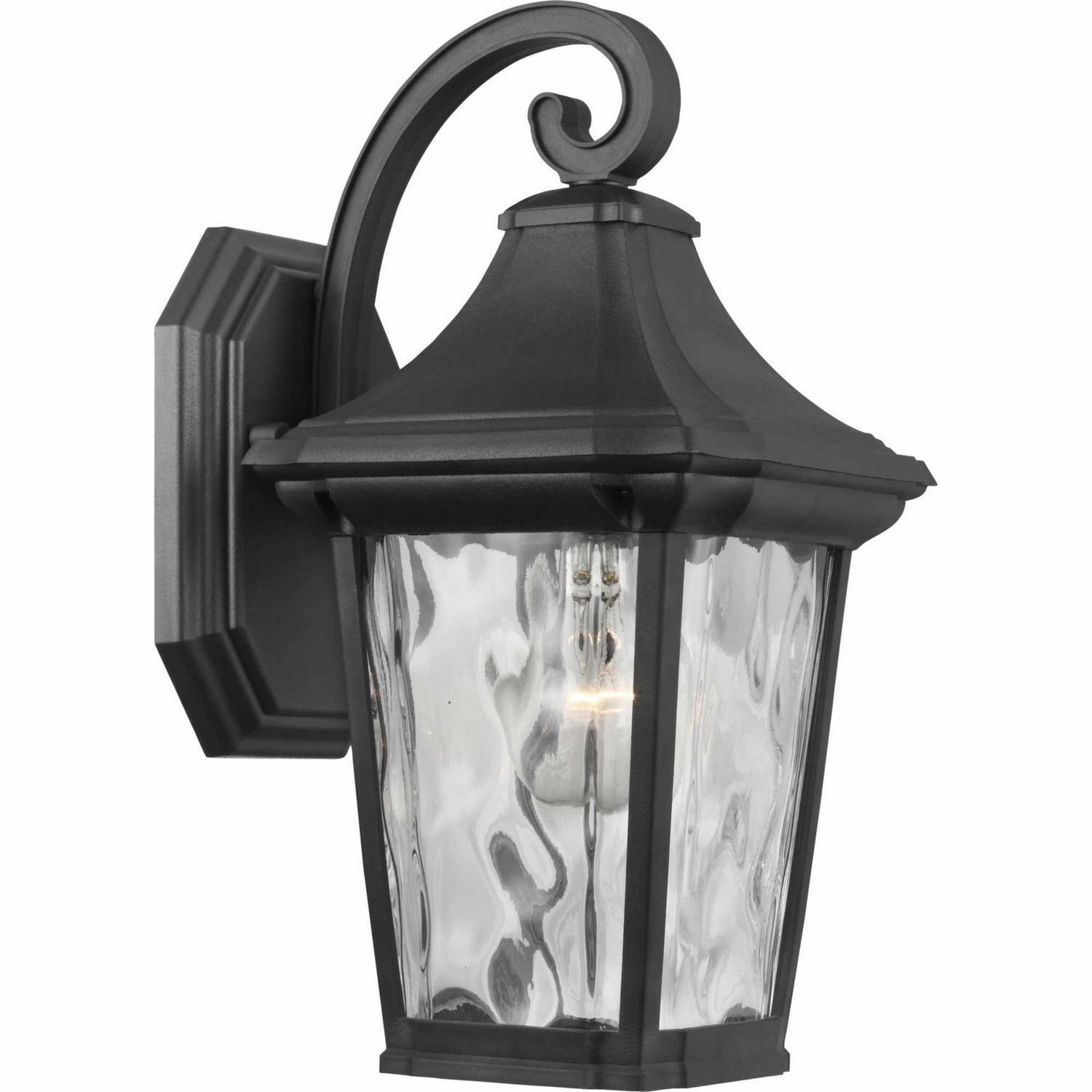 Marquette One Light Wall Lantern Black